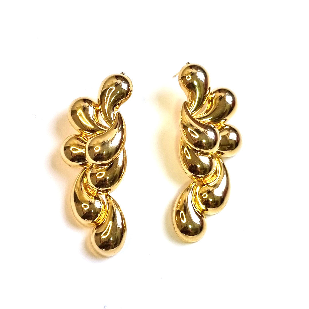 AROS LARGOS DORADOS VARIAS GOTAS