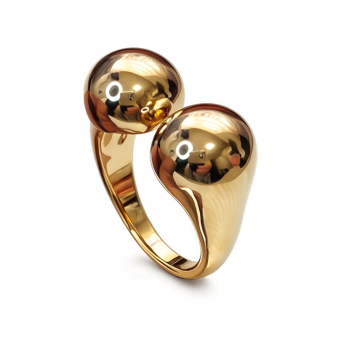 ANILLO DOBLE BOLA