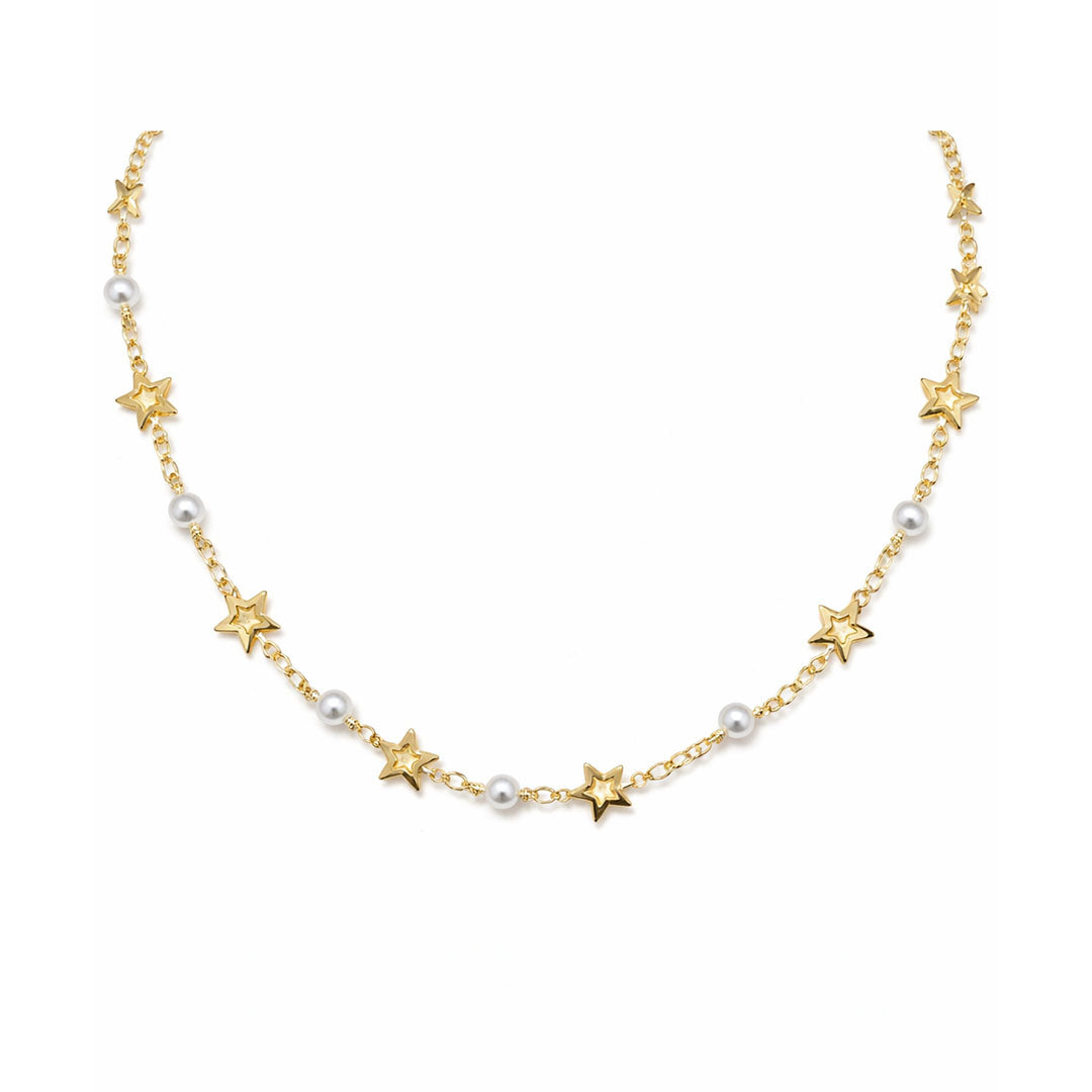 CADENA ESTRELLA PERLA