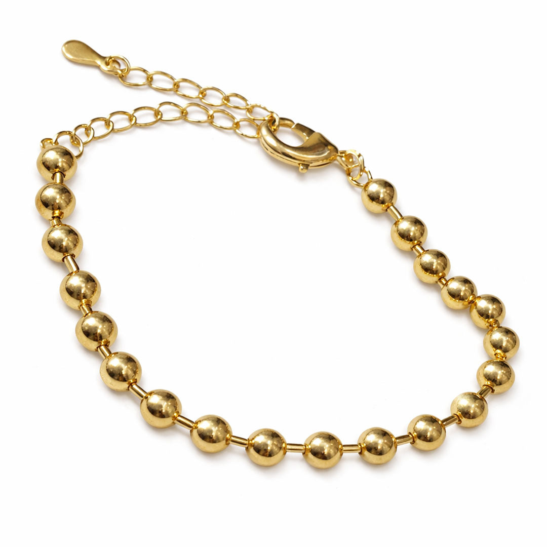 PULSERA BOLITAS GOLD