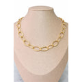 COLLAR OVALOS GOLD CHOCKER