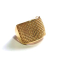 ANILLO DORADO PUNTEADO