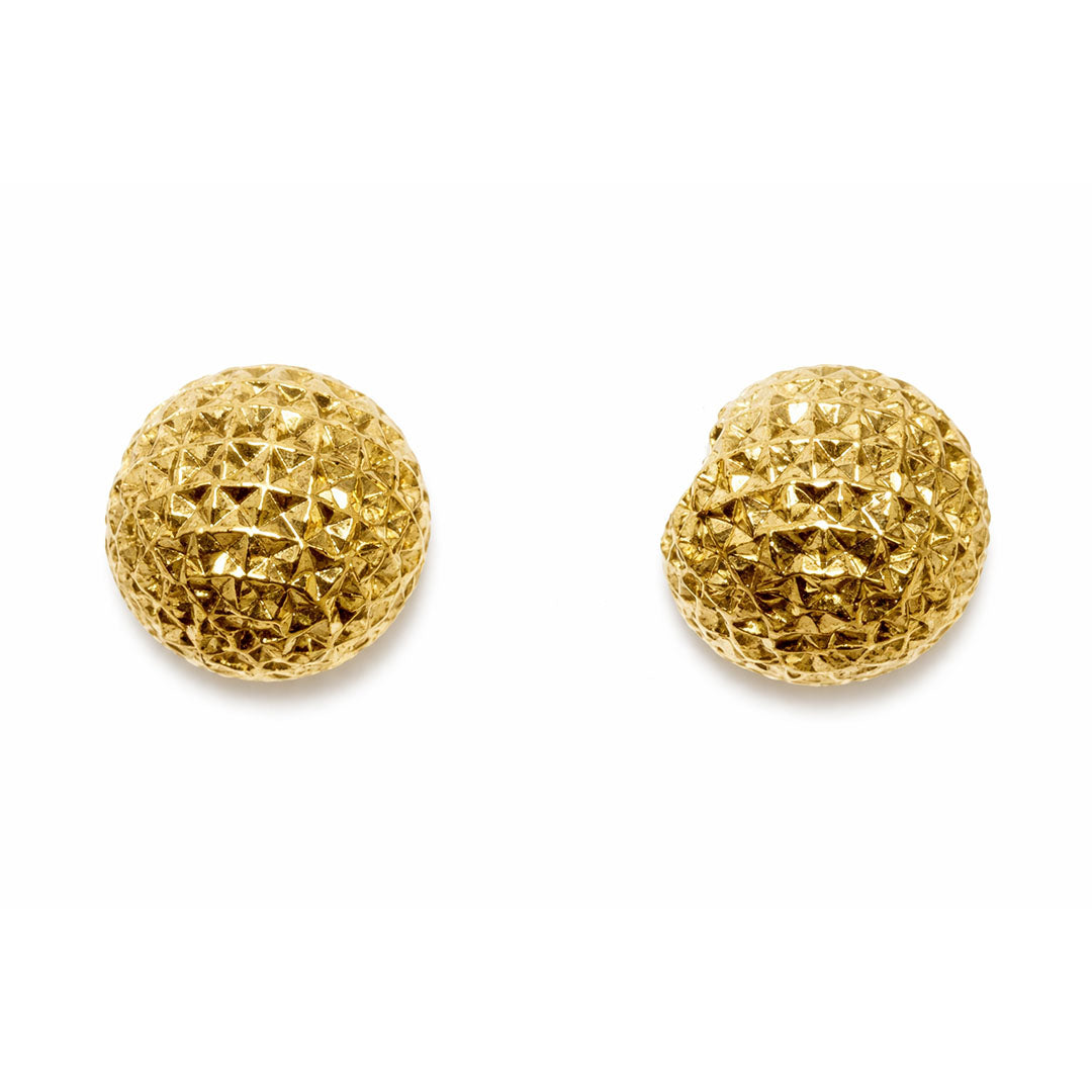 AROS HUGGIES BOLAS REPUJADOS GOLD