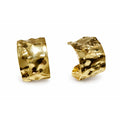 ARGOLLAS GRUESAS REPUJADAS GOLD