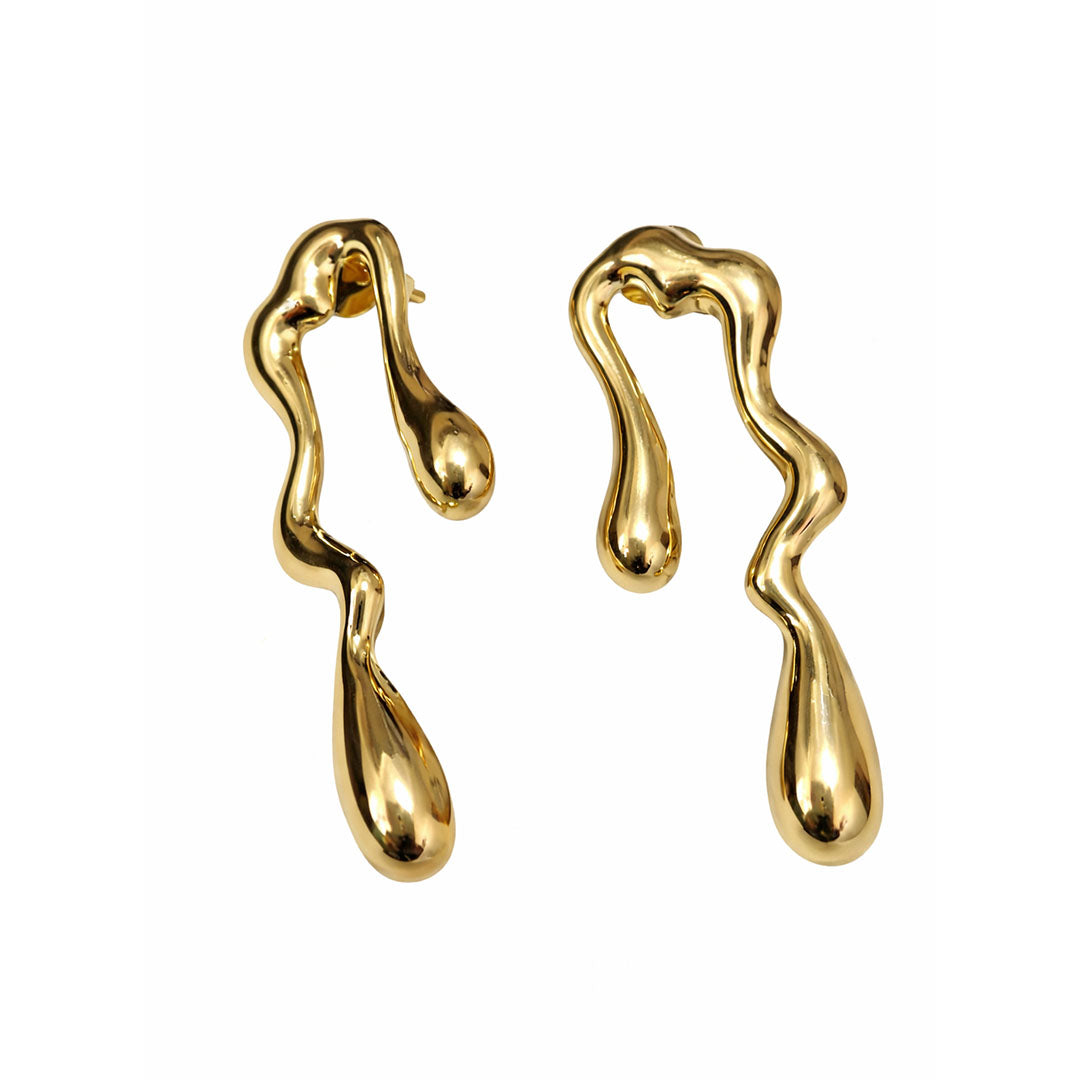 AROS LARGOS SERPENTINE GOLD
