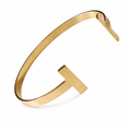 PULSERA RIGIDA ABIERTA H GOLD