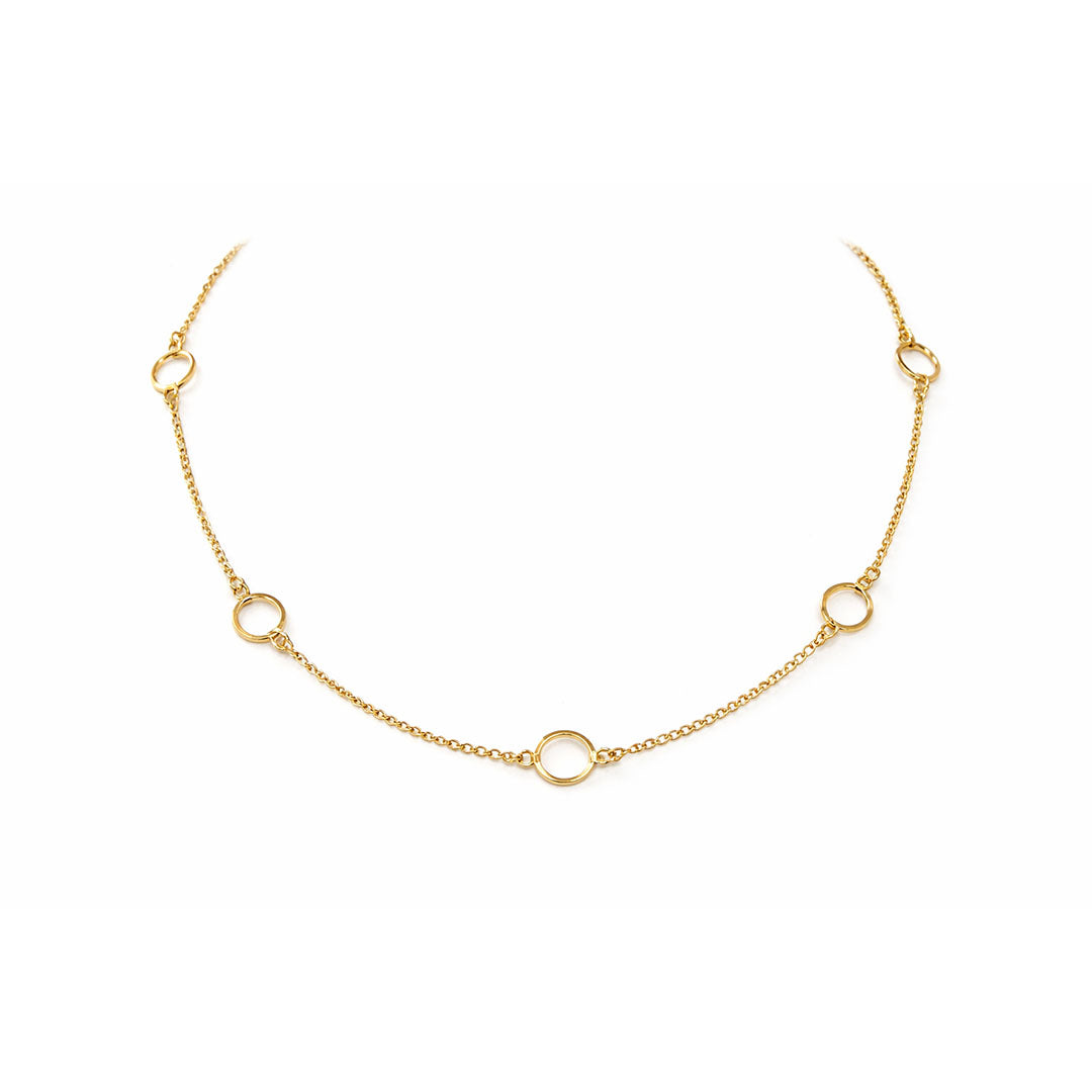 CADENA CIRCULOS GOLD