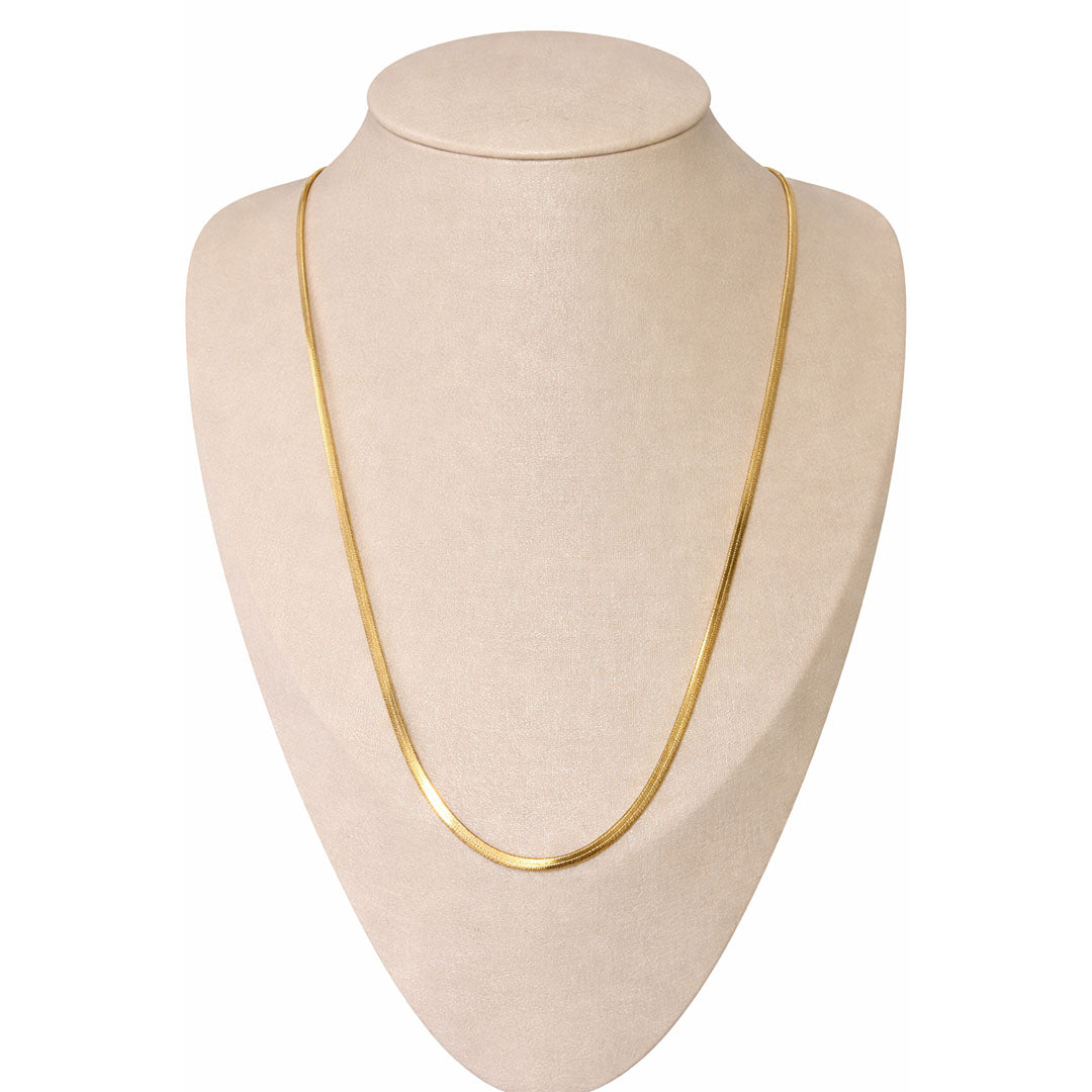 GARGANTILLA LARGA GOLD RIGIDA 60CM