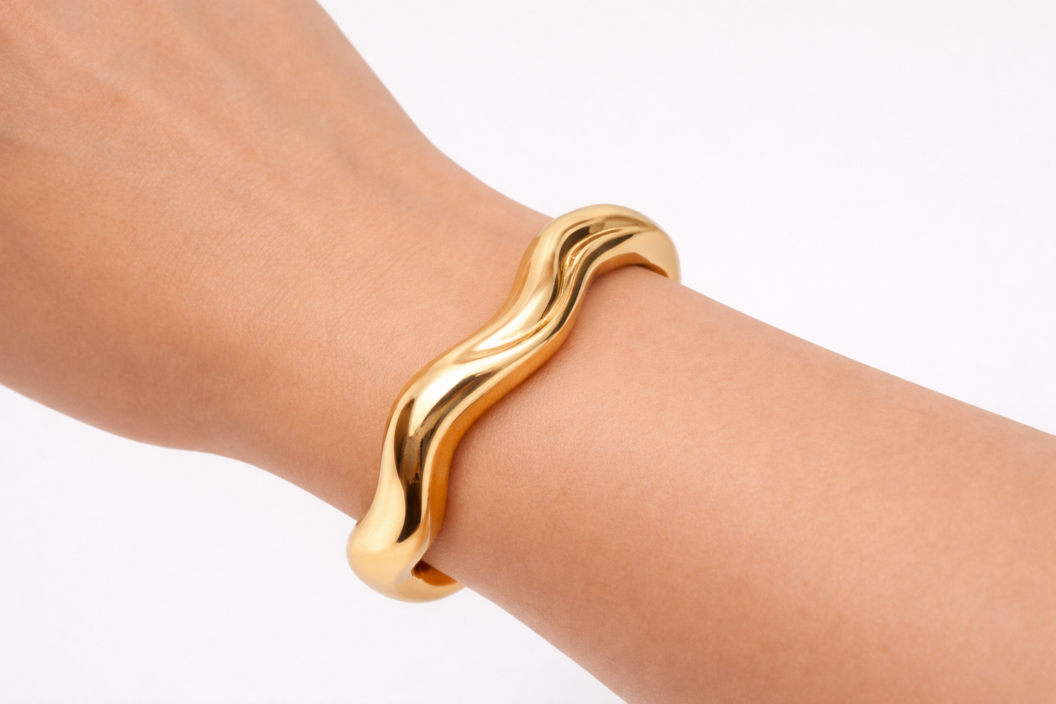 PULSERA ONDAS GOLD