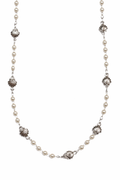 COLLAR RODIO CON PERLA MARINO