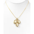 CADENA 3 PETALOS GOLD