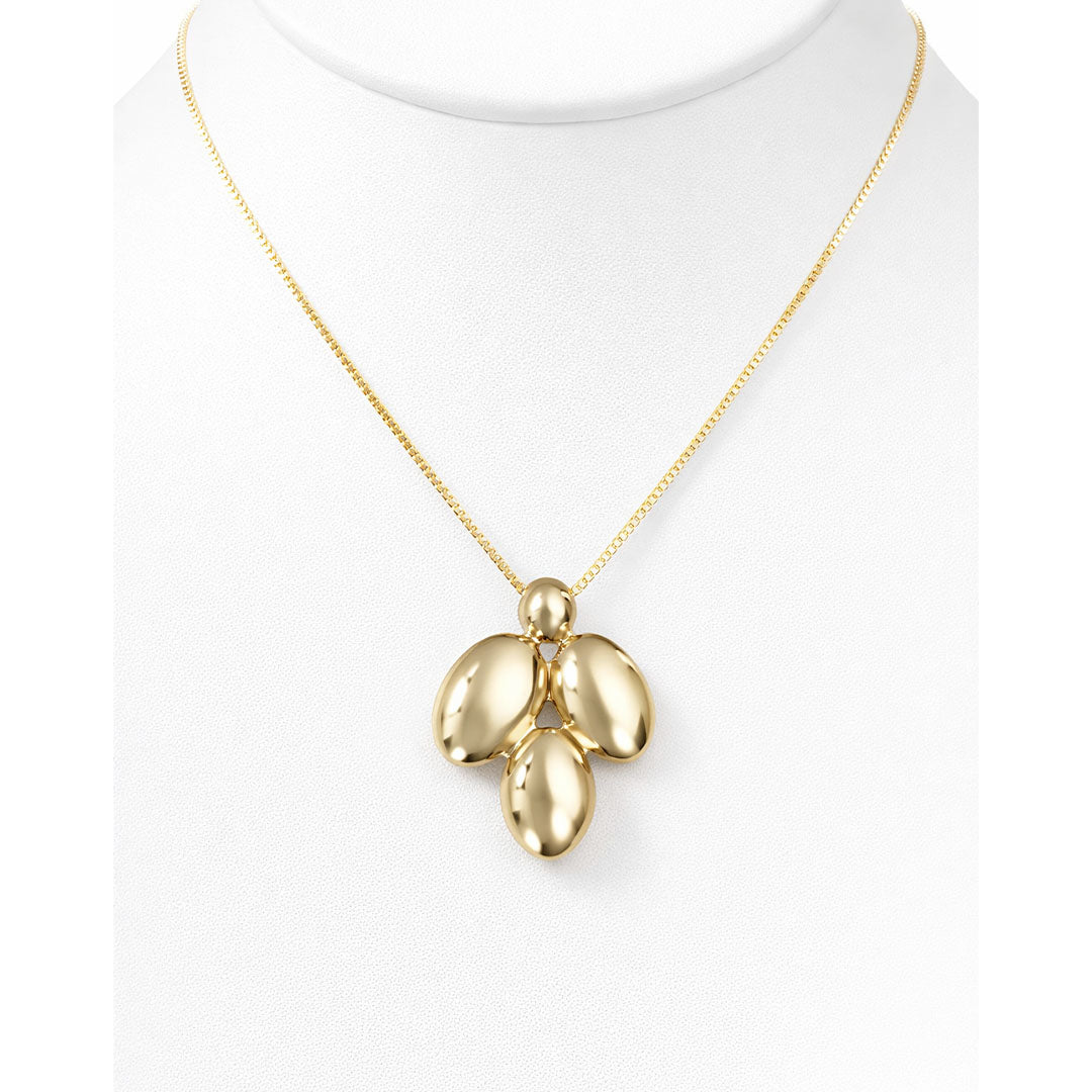 CADENA 3 PETALOS GOLD