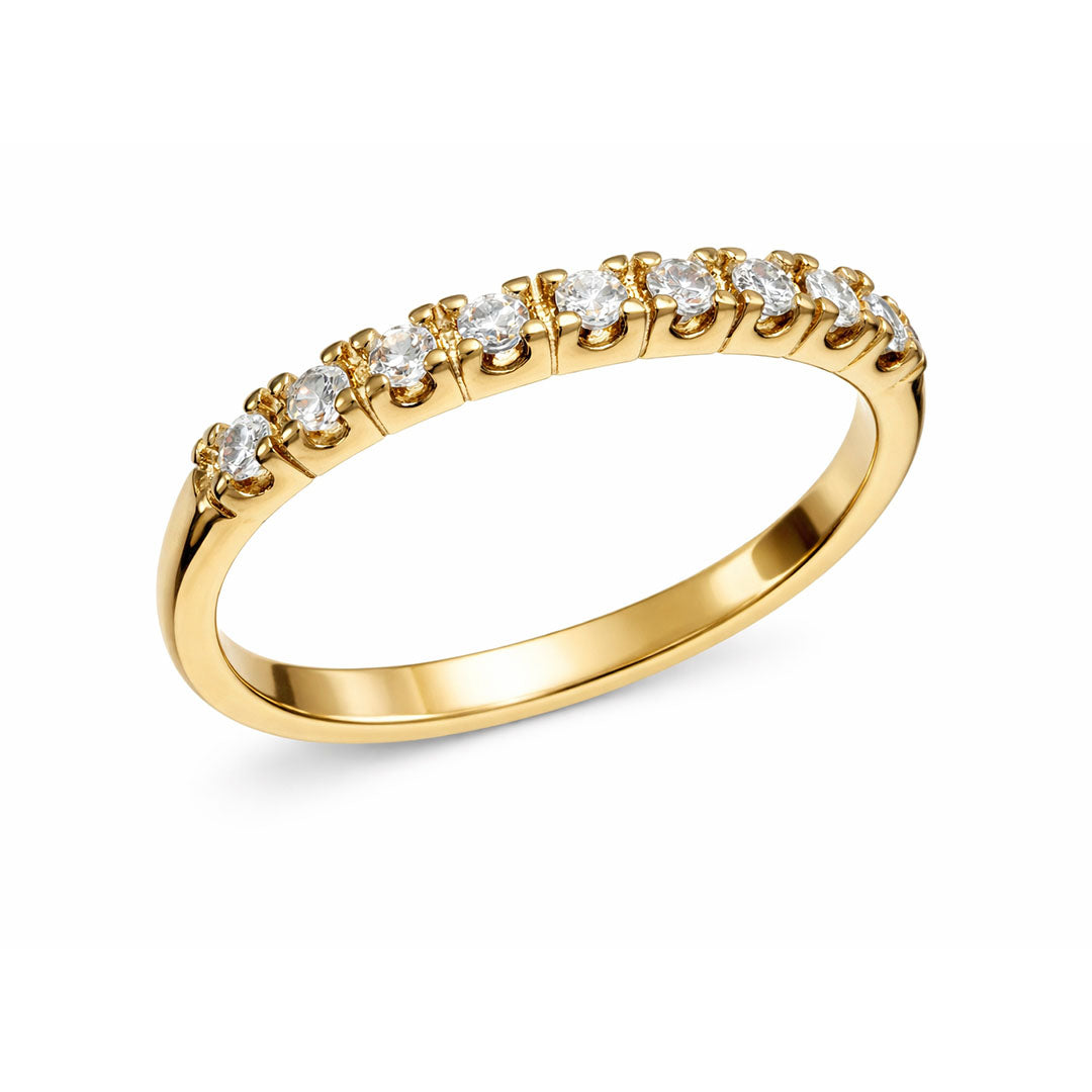 ANILLO CIRCONIA GOLD