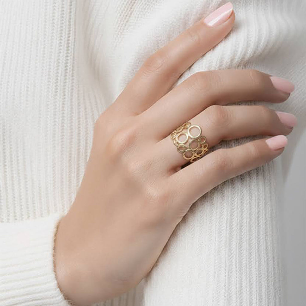 ANILLO CIRCULOS GOLD