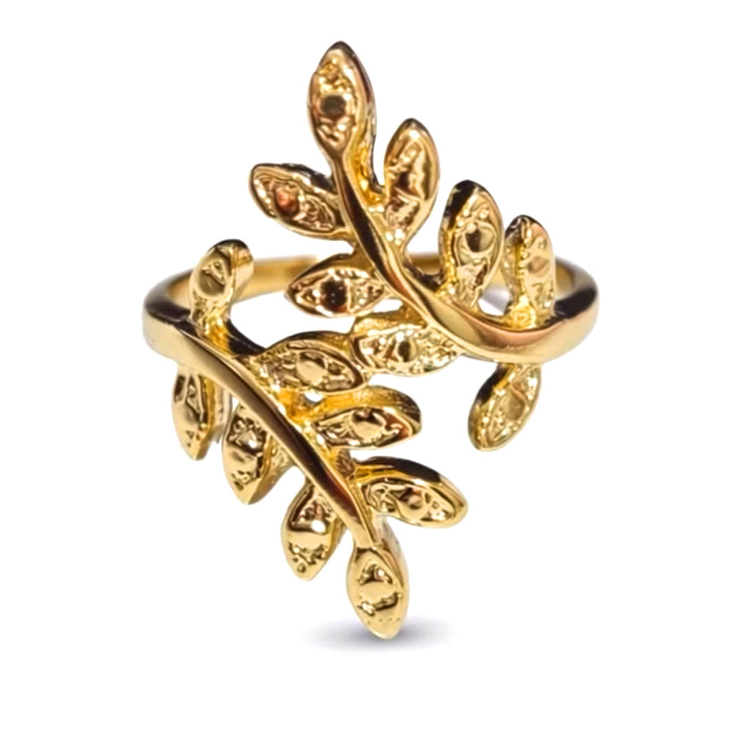 ANILLO ESPIGAS GOLD