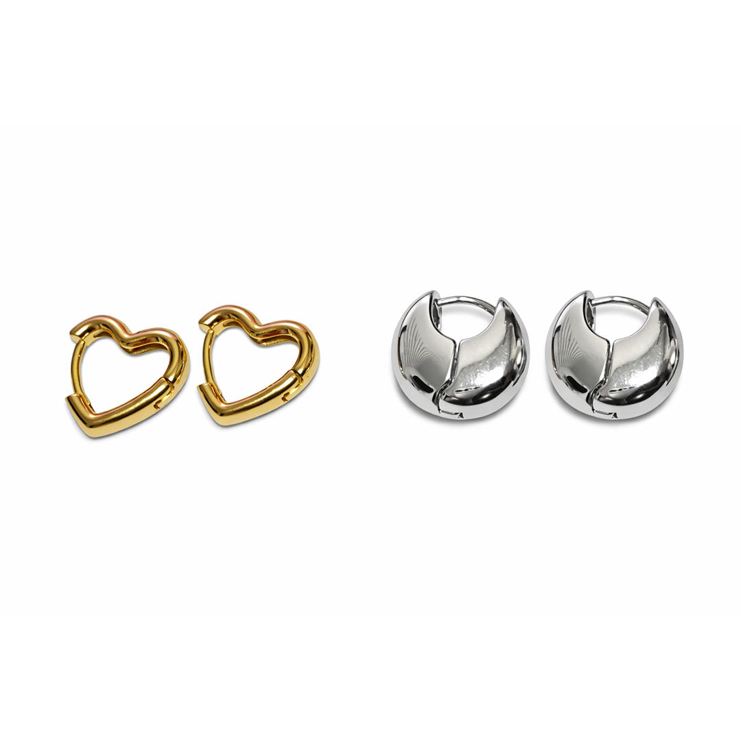 AROS DUO HUGGIES PLAT HEART GOLD
