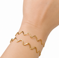 BRAZALETE ONDAS DOBLE