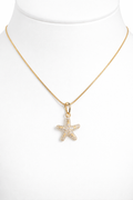 CADENA ESTRELLA CIRCONIA GOLD