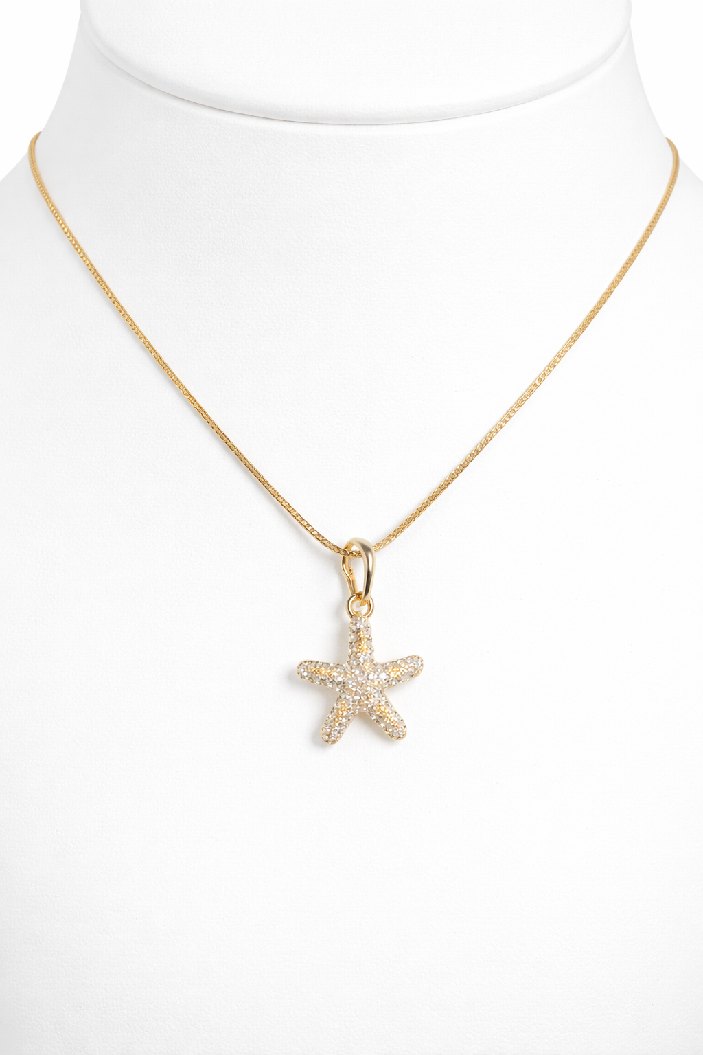 CADENA ESTRELLA CIRCONIA GOLD