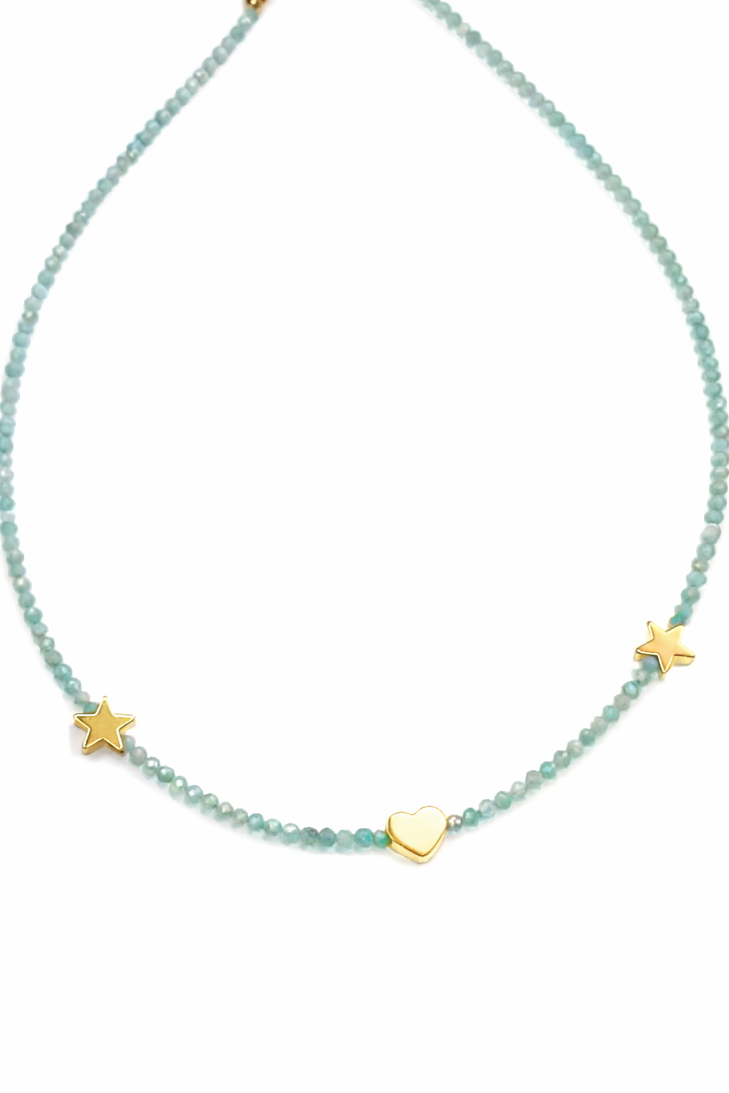 COLLAR CELESTE ESTRELLITAS