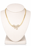 COLLAR CHOCKER DORADO LAZITO CRISTAL