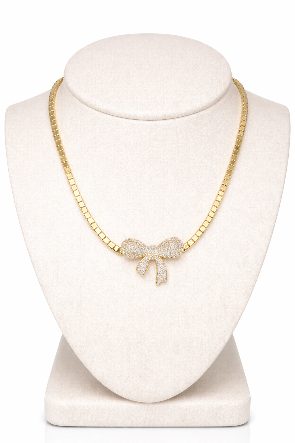 COLLAR CHOCKER DORADO LAZITO CRISTAL