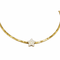 COLLAR CHOCKER ESTRELLA DORADA CRISTAL
